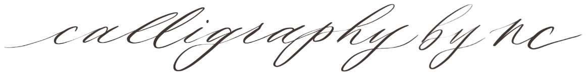 Calligraphy by NC