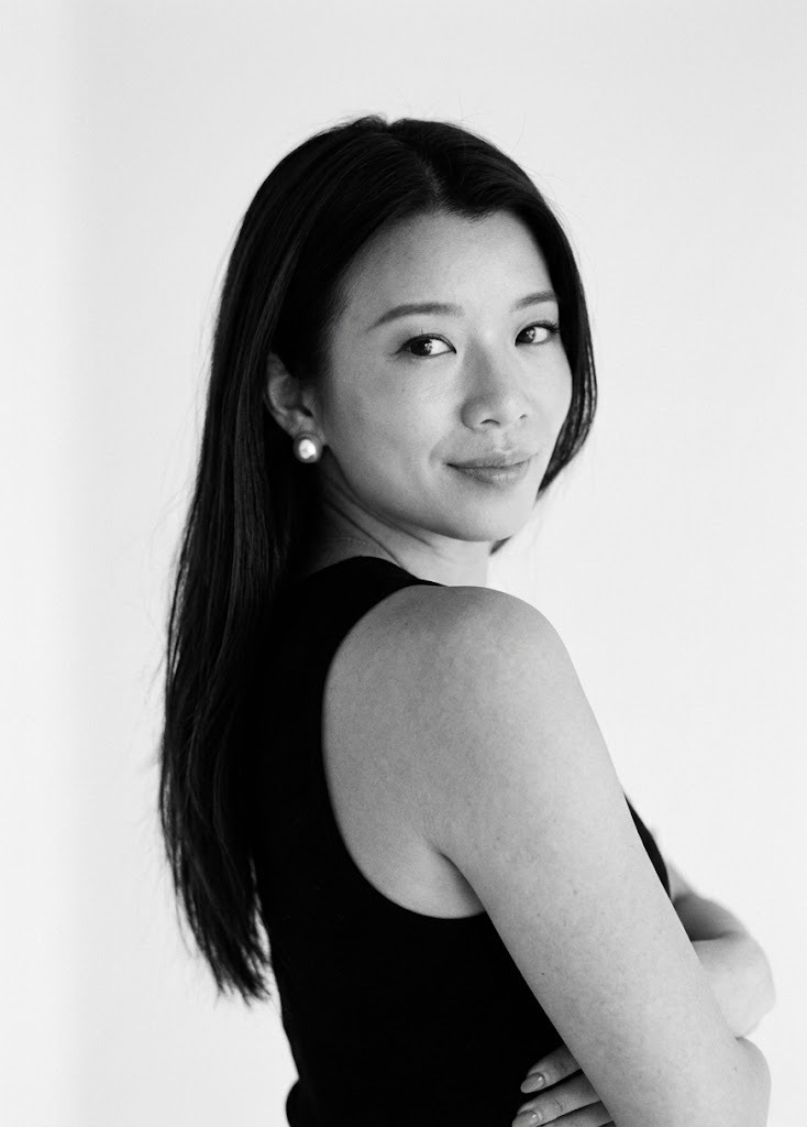 Black and white portrait of Nicole, the calligraphy artist behind Calligraphy by NC